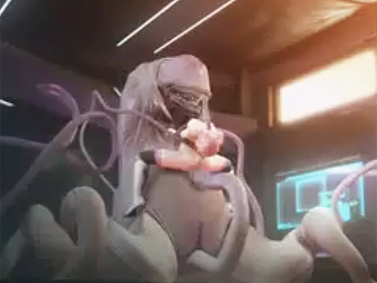 Imagen monstruo hentai con cientos de gallos penetrar en una pequeña zorra que le gusta el sexo duro