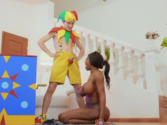 Imagen Interracial negra culona folla con jordi el niño polla